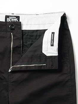 新品 BEAMS ストレッチテーパードチノ ビームス チノパン ブラック BEAMS チノパン ストレッチテーパードチノ メンズ : ZOZOTOWN